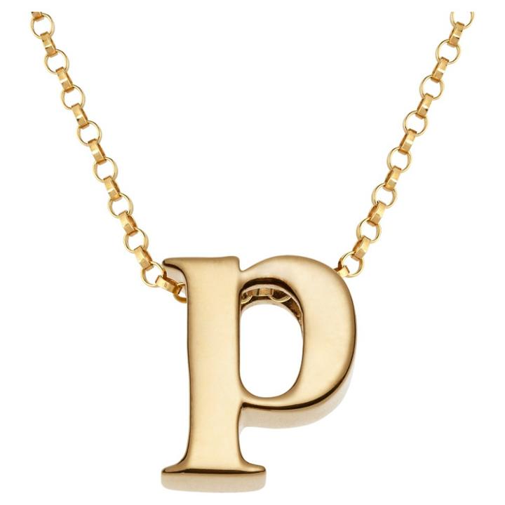 Target Sterling Silver Initial Charm Pendant, P