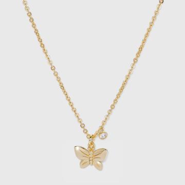 Beloved + Inspired Silver Plated Butterfly Necklace