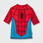 Boys' Marvel Spider-man Rash Guard - 3 - Disney Store, Blue/blue/red