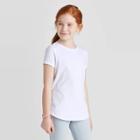 Petitegirls' Short Sleeve T-shirt - Cat & Jack White S, Girl's,