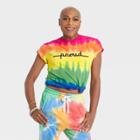 Ph By The Phluid Project Pride Gender Inclusive Adult 'proud' Tie-dye Short Sleeve Graphic T-shirt - Ph By The Plhuid Project