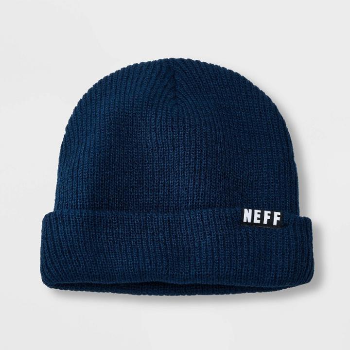 Men's Neff Folded Beanie - Navy Blue