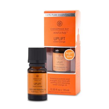 0.33oz Essential Oil Uplift Sweet Orange - Chesapeake Bay Candle, Brown