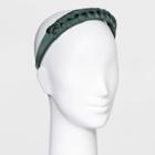 Satin Knotted Headband - A New Day Green