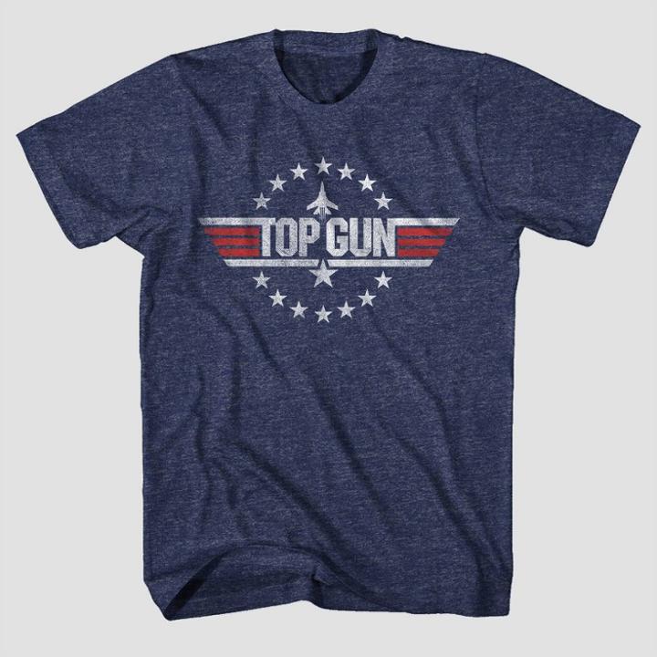 Men's Top Gun Short Sleeve Graphic T-shirt - Blue