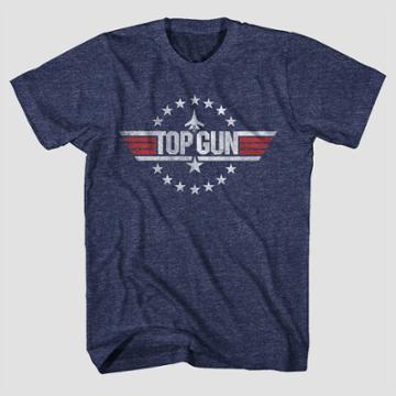 Men's Top Gun Short Sleeve Graphic T-shirt - Blue