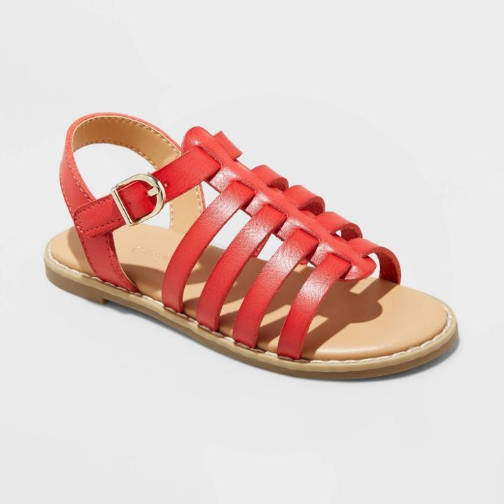 Toddler Girls' Shanel Fisherman Sandals - Cat & Jack Red