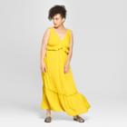 Women's Plus Size Midi Tank Dress - Who What Wear Yellow