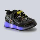 Dc Comics Toddler Boys' Batman Lighted-up Sneakers - Black