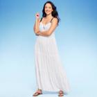 Women's Tiered Maxi Cover Up Dress - Kona Sol Multi