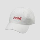 Coca-cola Women's Coco-cola Cotton Twill Baseball Hat - White