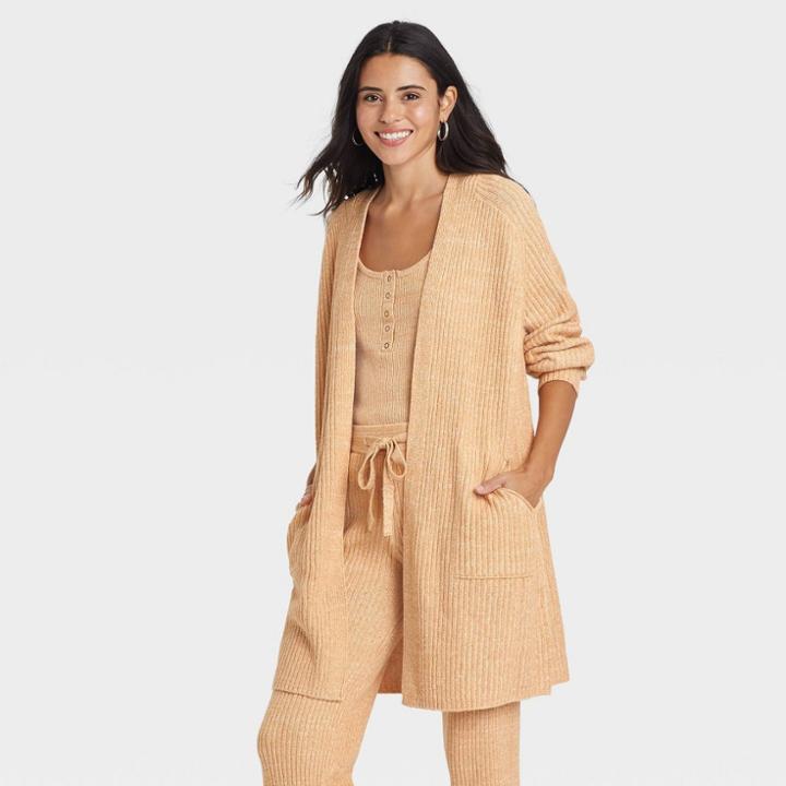 Women's Duster Cardigan - Universal Thread Yellow