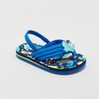 Toddler Boys' Leo Flip Flop Sandals - Cat & Jack Blue