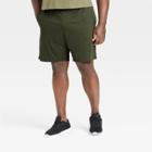 Men's Big & Tall Mesh Shorts - All In Motion Olive Green