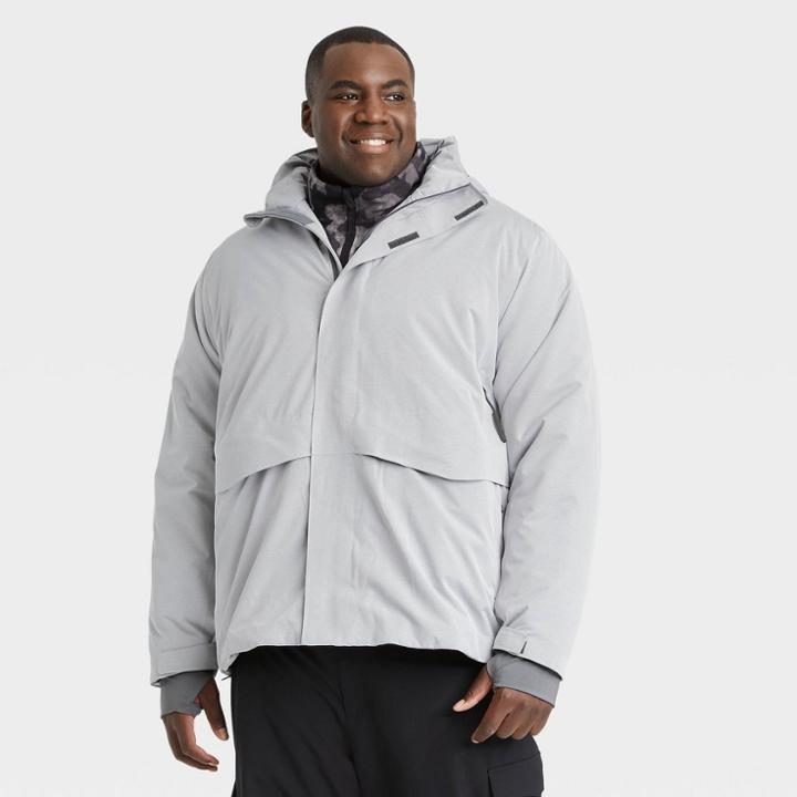 Men's Big & Tall Snow Sport Jacket With 3m Thinsulate Insulation - All In Motion Gray