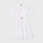 Women's Plus Size Short Sleeve Dress - Who What Wear White 1x, Women's,