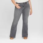 Target Women's Plus Size Flare Jeans - Universal Thread Gray