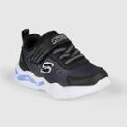 S Sport By Skechers Toddler Boys' Conor Light-up Sneakers - Black/white