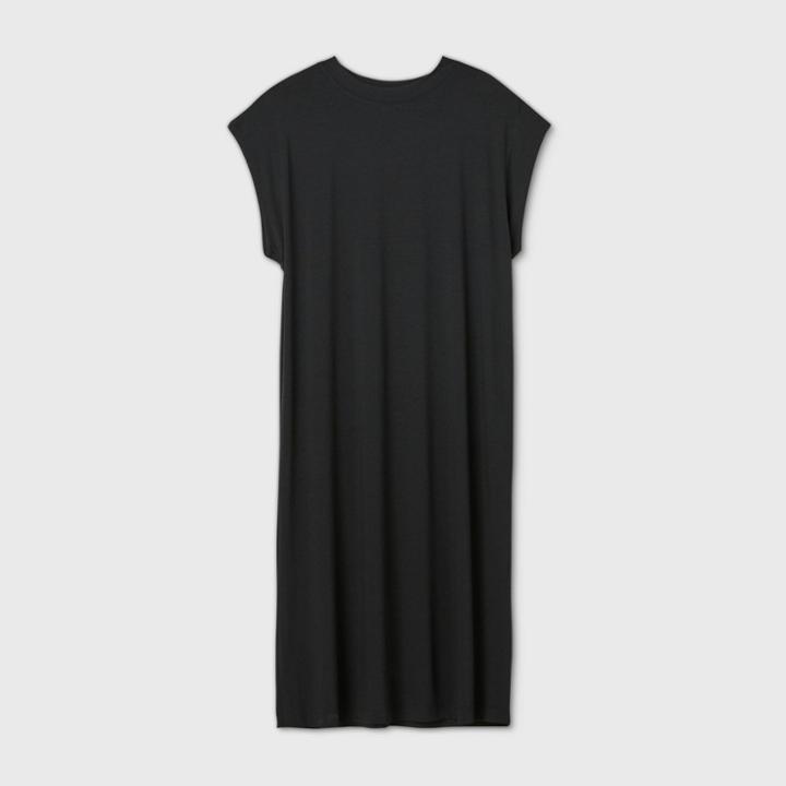 Women's Cap Sleeve Dress - Prologue Black