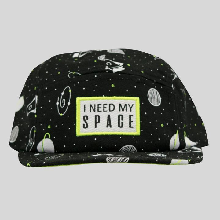 Toddler Boys' Space Print Baseball Cap - Cat & Jack Black