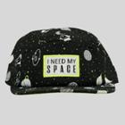 Toddler Boys' Space Print Baseball Cap - Cat & Jack Black