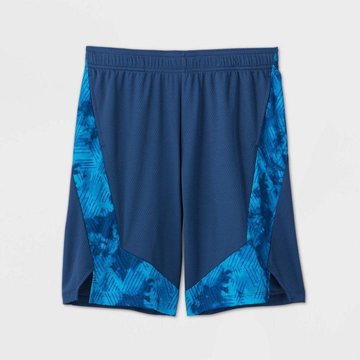 Boys' Print Block Performance Shorts - All In Motion Blue