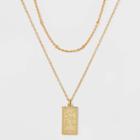 No Brand 14k Gold Dipped 'sagittarius' Pendant Necklace - Gold