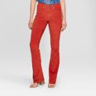 Women's High-rise Skinny Bootcut Jeans - Universal Thread Red