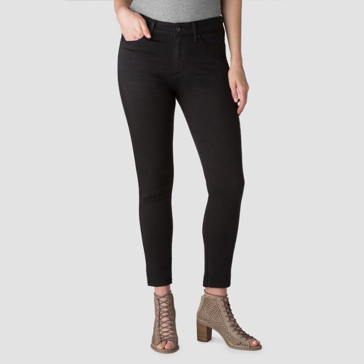 Denizen From Levi's Women's High Rise Ankle Skinny Jeans - Black