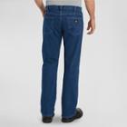 Dickies Men's Relaxed Fit Straight Leg 5-pocket Flex Jean Rinsed Indigo 38x32, Indigo Blue