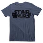 Men's Big & Tall Star Wars Galaxy Logo Graphic T-shirt - Navy