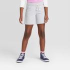 Girls' Knit Midi Shorts - Cat & Jack Heather Gray Xs, Girl's, Grey Grey