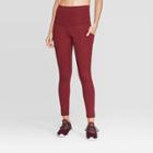 Women's Training High-waisted 7/8 Leggings 25 - C9 Champion Maroon L, Size:
