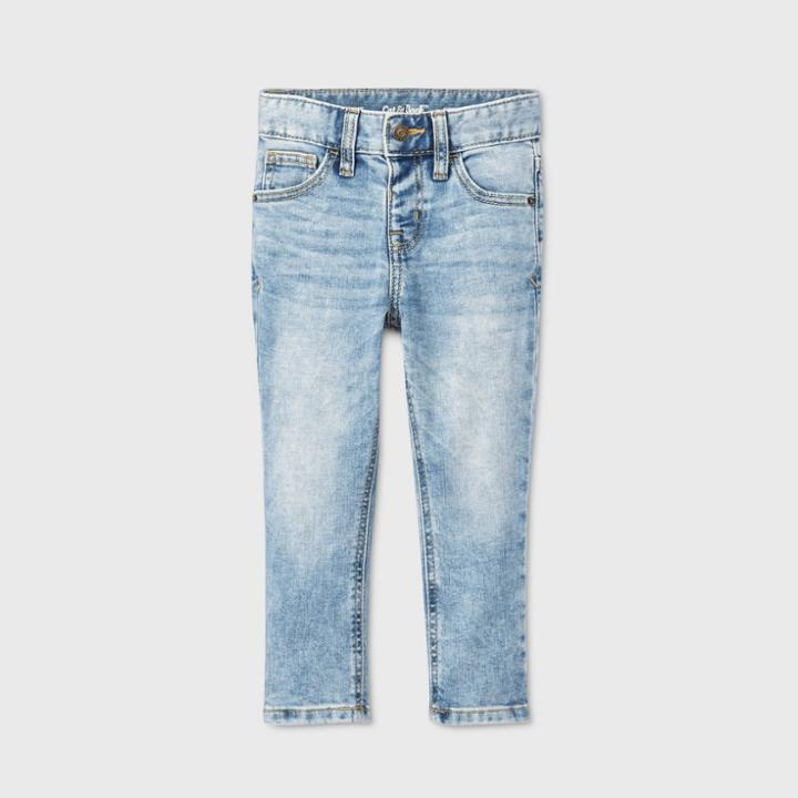 Toddler Boys' Straight Fit Adjustable Waist Jeans - Cat & Jack