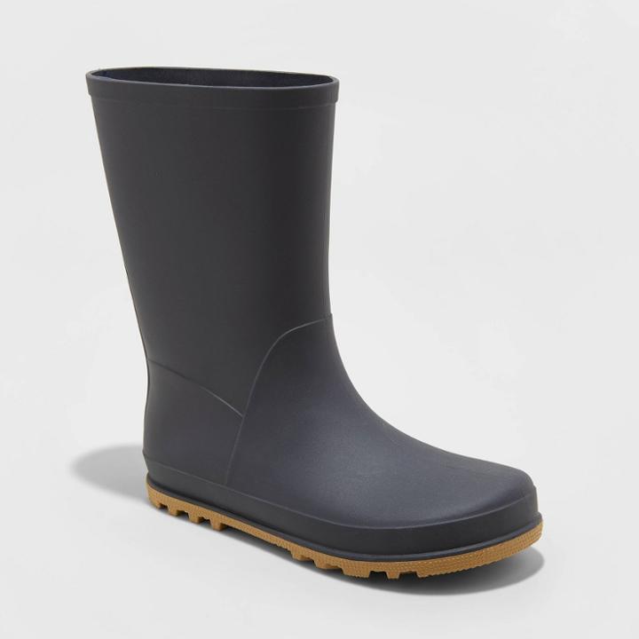 Boys' Vincent Rain Boots - Cat & Jack Navy