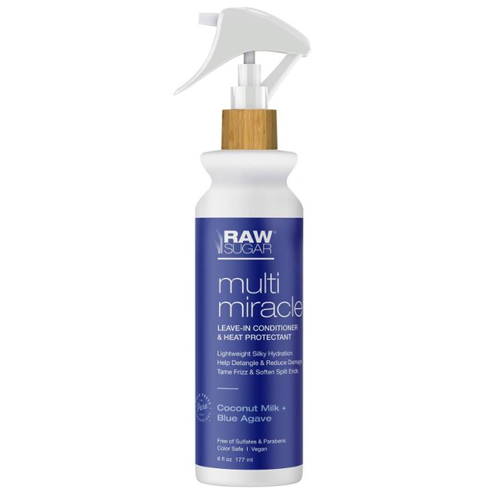 Raw Sugar Coconut Milk And Blue Agave Multi-miracle Leave-in Heat Protectant & Conditioner