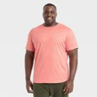 Men's Big Short Sleeve Soft Stretch T-shirt - All In Motion Pink