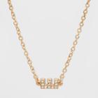 Sugarfix By Baublebar Alpha Pendant Necklace - Gold, Women's