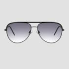Men's Oversized Aviator Sunglasses With Gradient Lenses - Original Use Black