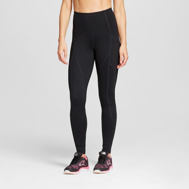 Women's Premium Activewear Leggings - Black S - C9 Champion