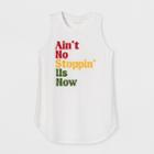 Plus Size Lyric Culture Plus Women's Ain't No Stoppin' Us Now Tank Top - Cream