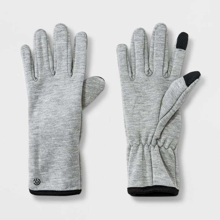 Women's Jersey Velour Gloves - C9 Champion Gray, Black