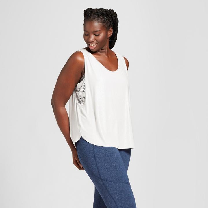 Women's Plus Size Shine Muscle Tank - Joylab