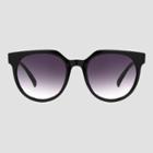 Women's Angular Square Sunglasses - Universal Thread Black