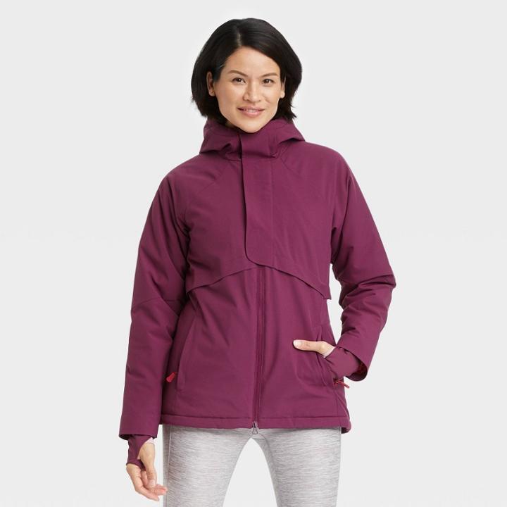 Women's Winter Jacket - All In Motion Burgundy