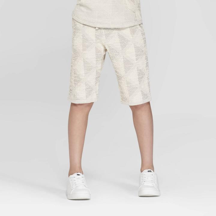 Boys' Textured Shorts - Art Class Cream