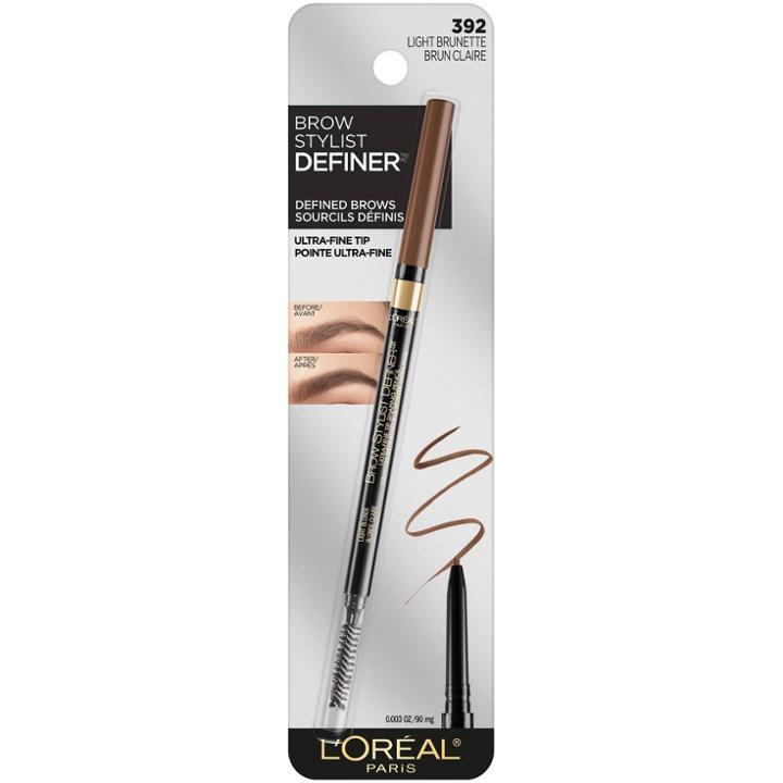 L'oreal Paris Brow Stylist Definer 392 Light Brunette