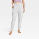 Women's Mid-rise Cotton Fleece Joggers - All In Motion Heathered Gray