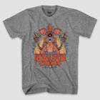 Men's Stranger Things Raul Urias Short Sleeve Graphic T-shirt - Heathered Gray
