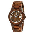 Earth Wood Men's Gila Eco - Friendly Sustainable Wood Bracelet Watch - Red, Red Oak